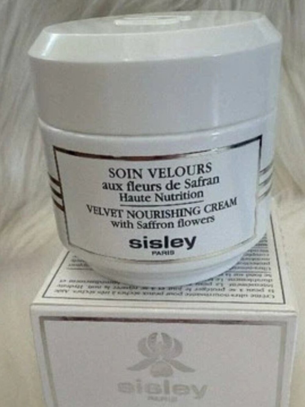 Sisley Paris Velvet Nourishing Cream with Saffron Flowers 50ml 1.6 oz NEW - Picture 4 of 5
